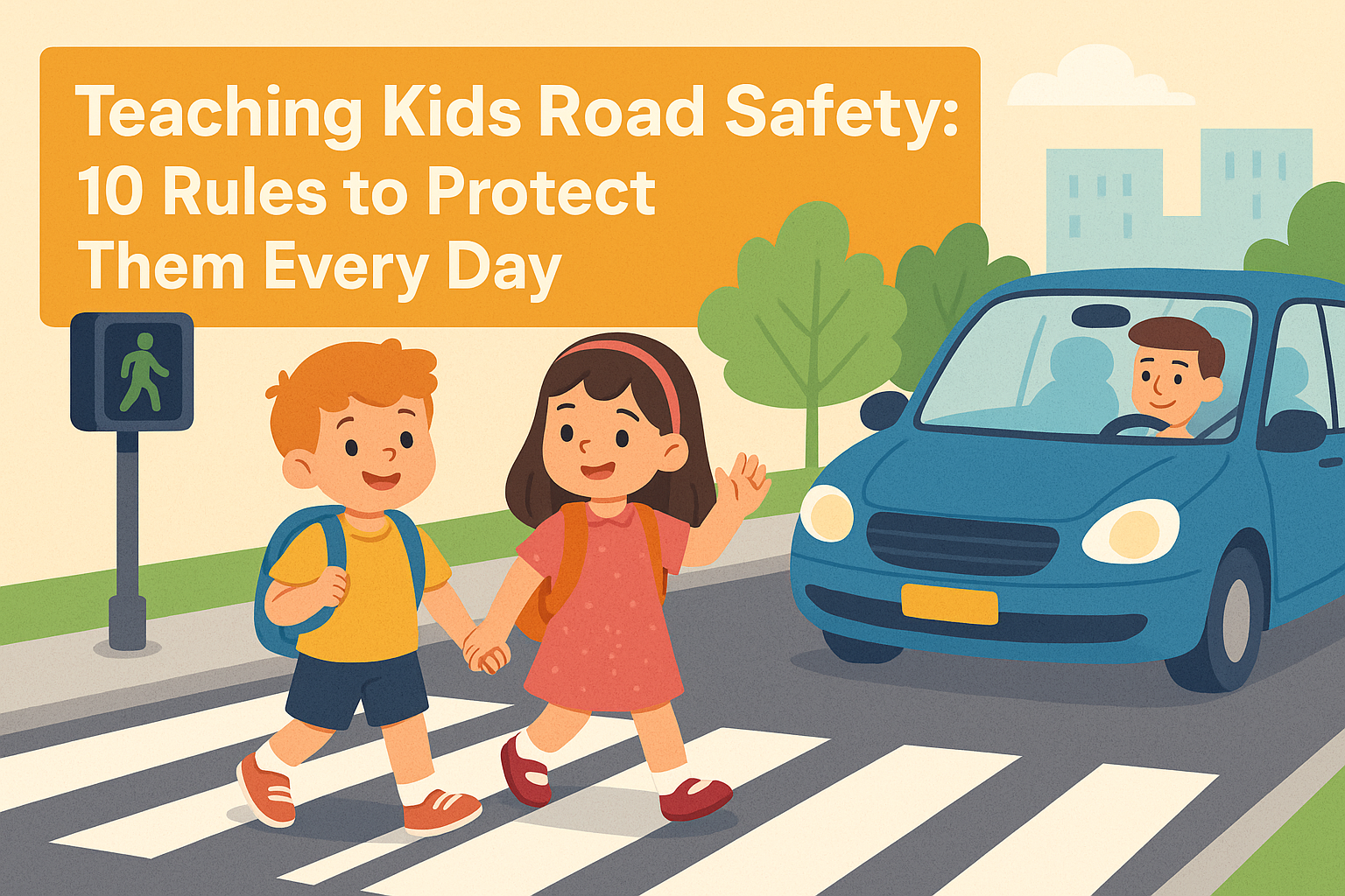 Teaching Kids Road Safety: 10 Rules to Protect Them Every Day