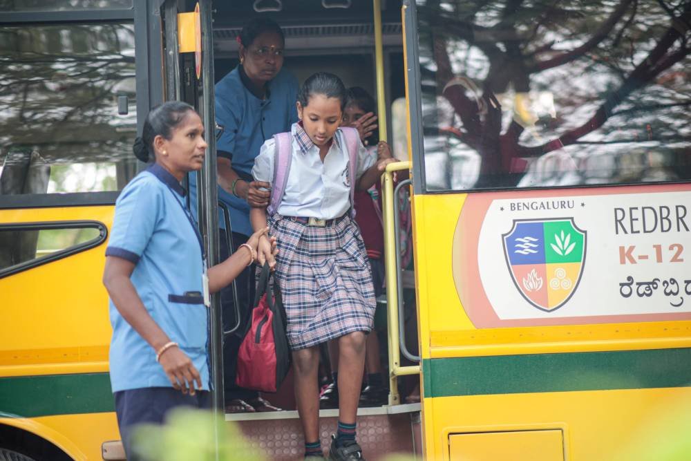 Female attendants on every bus