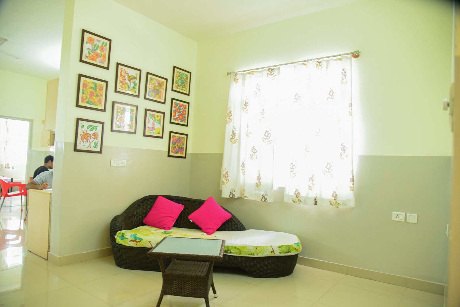 Comfortable, air-cooled dorm rooms